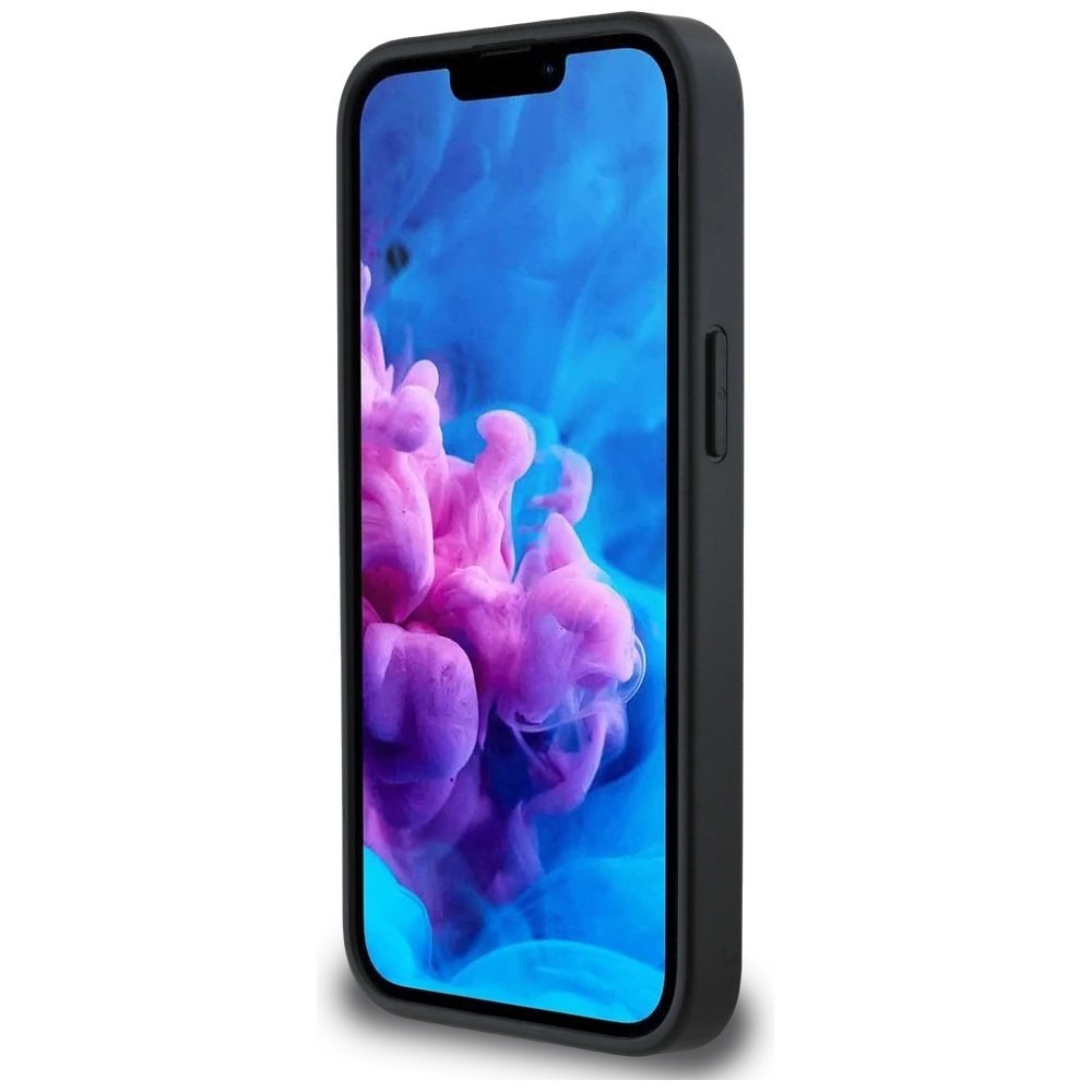 Etui BMW Oversized Stripes MagSafe do iPhone 16e czarny